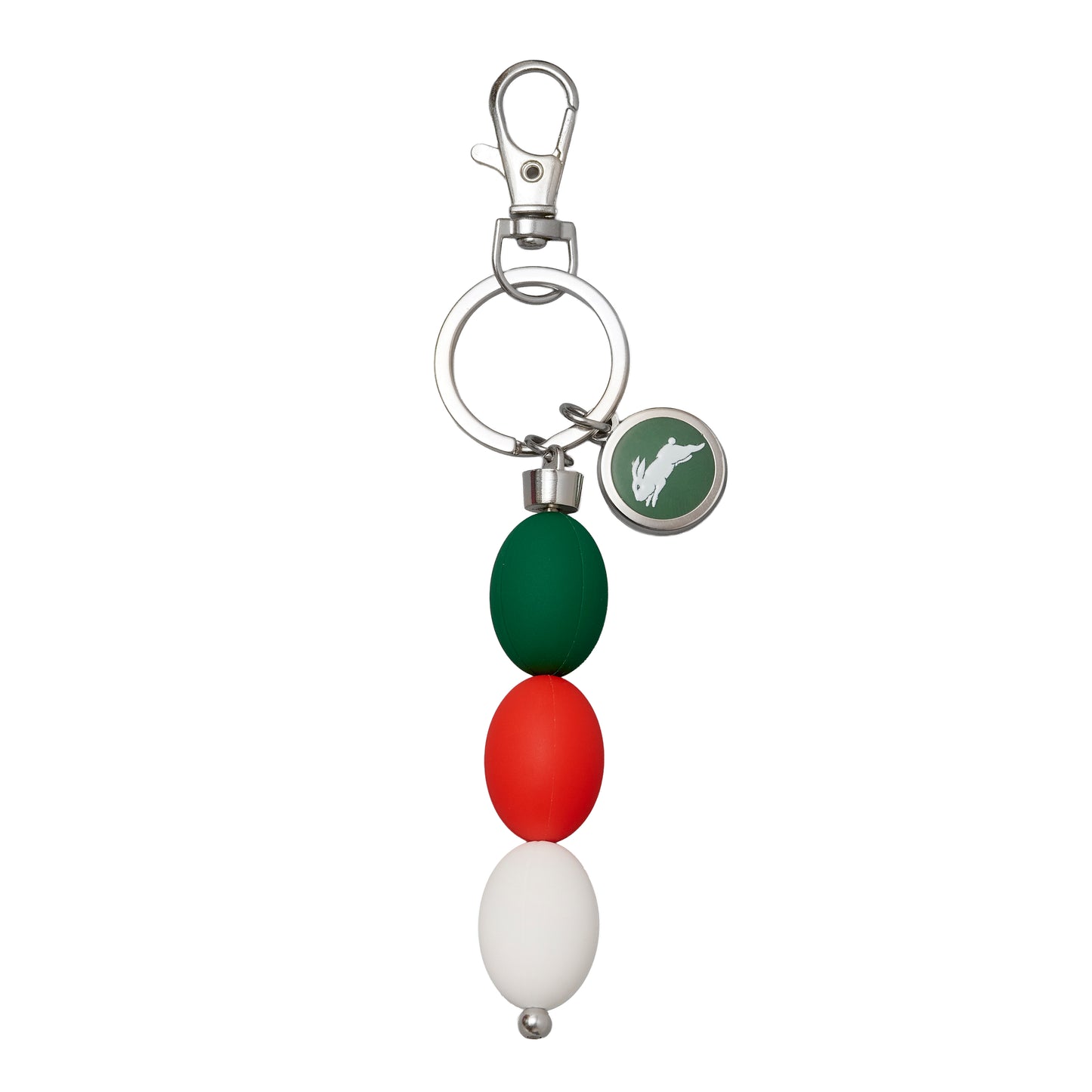 South Sydney Rabbitohs 3 Ball Charm Keyring