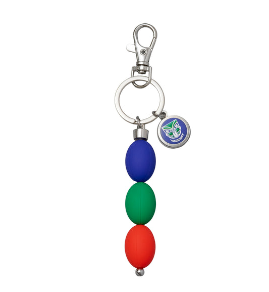 New Zealand Warriors 3 Ball Charm Keyring - View 1