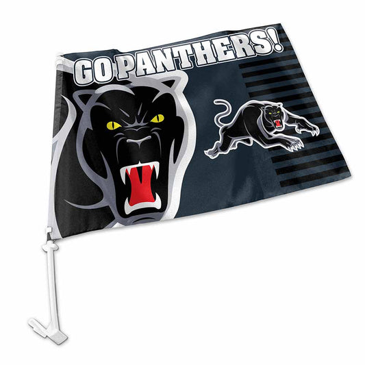 Penrith Panthers Car Flag - View 1