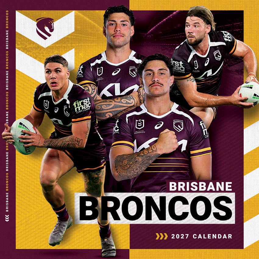 Brisbane Broncos 2027 Calendar - View 1