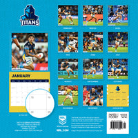 Gold Coast Titans 2027 Calendar