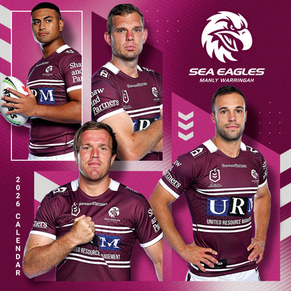 Manly Warringah Sea Eagles 2026 Calendar - View 1