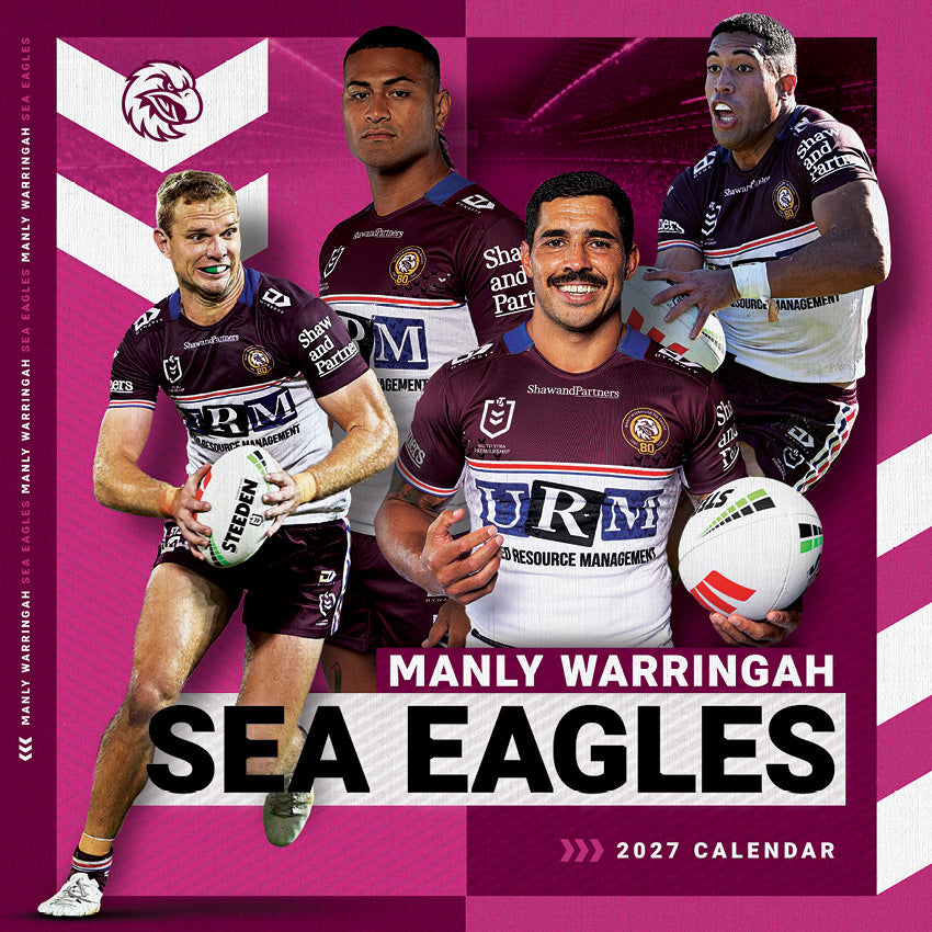 Manly Warringah Sea Eagles 2027 Calendar