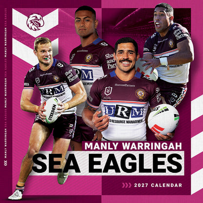 Manly Warringah Sea Eagles 2027 Calendar - View 1