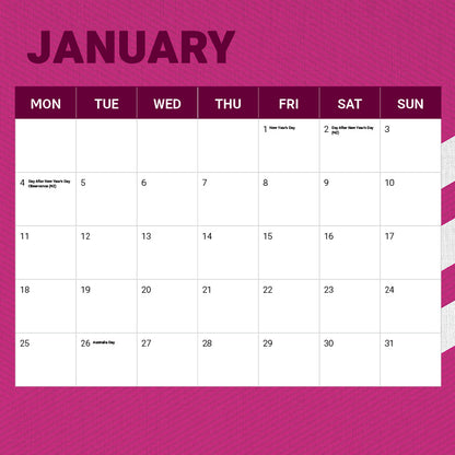 Manly Warringah Sea Eagles 2027 Calendar - View 4