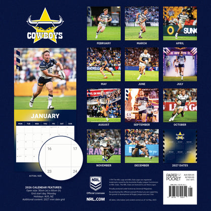 North Queensland Cowboys 2026 Calendar - View 4