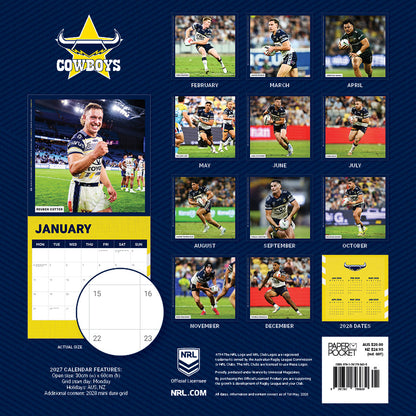 North Queensland Cowboys 2027 Calendar - View 3