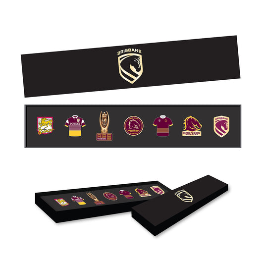 Brisbane Broncos Logo Pin Set - View 2