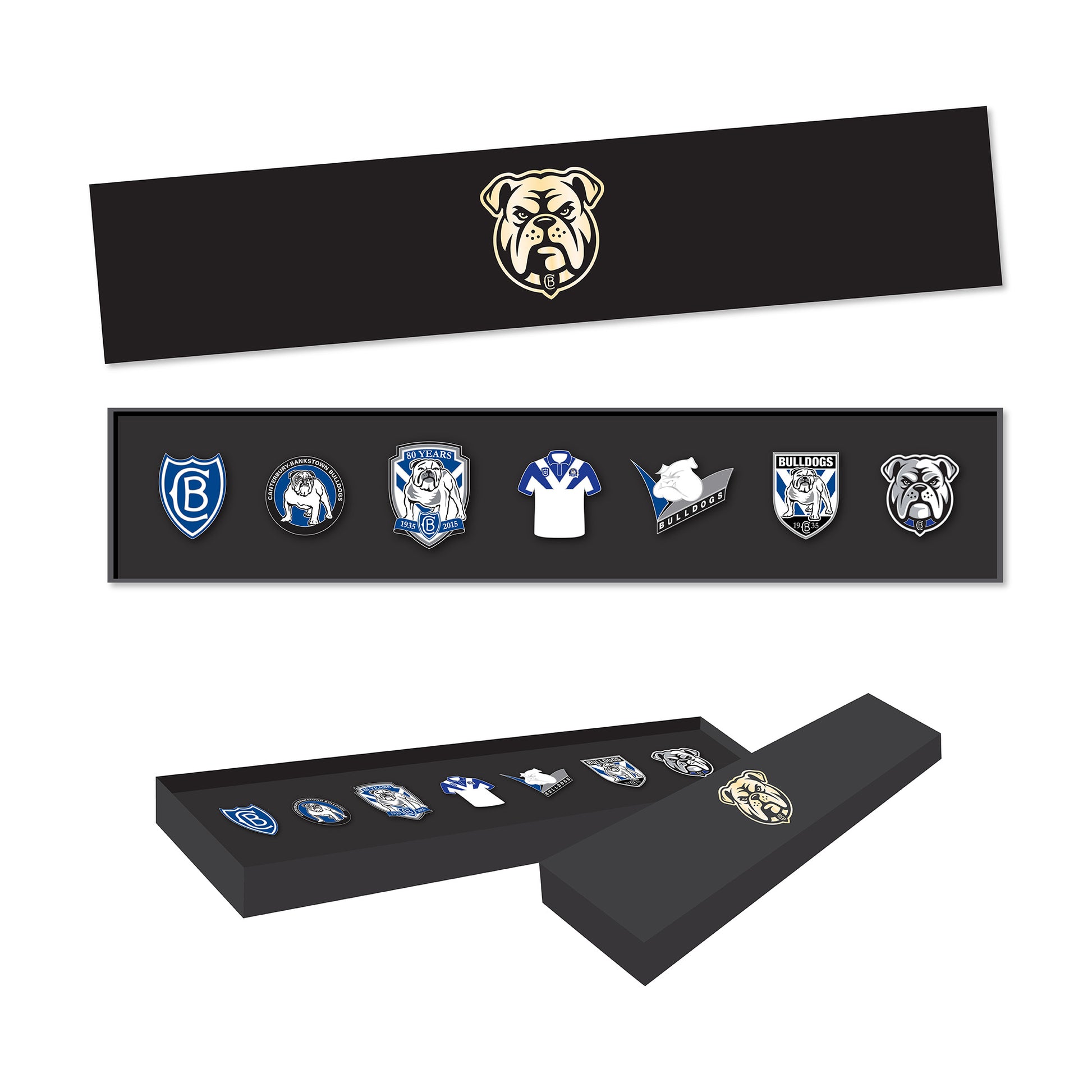 Canterbury-Bankstown Bulldogs Logo Pin Set - View 2