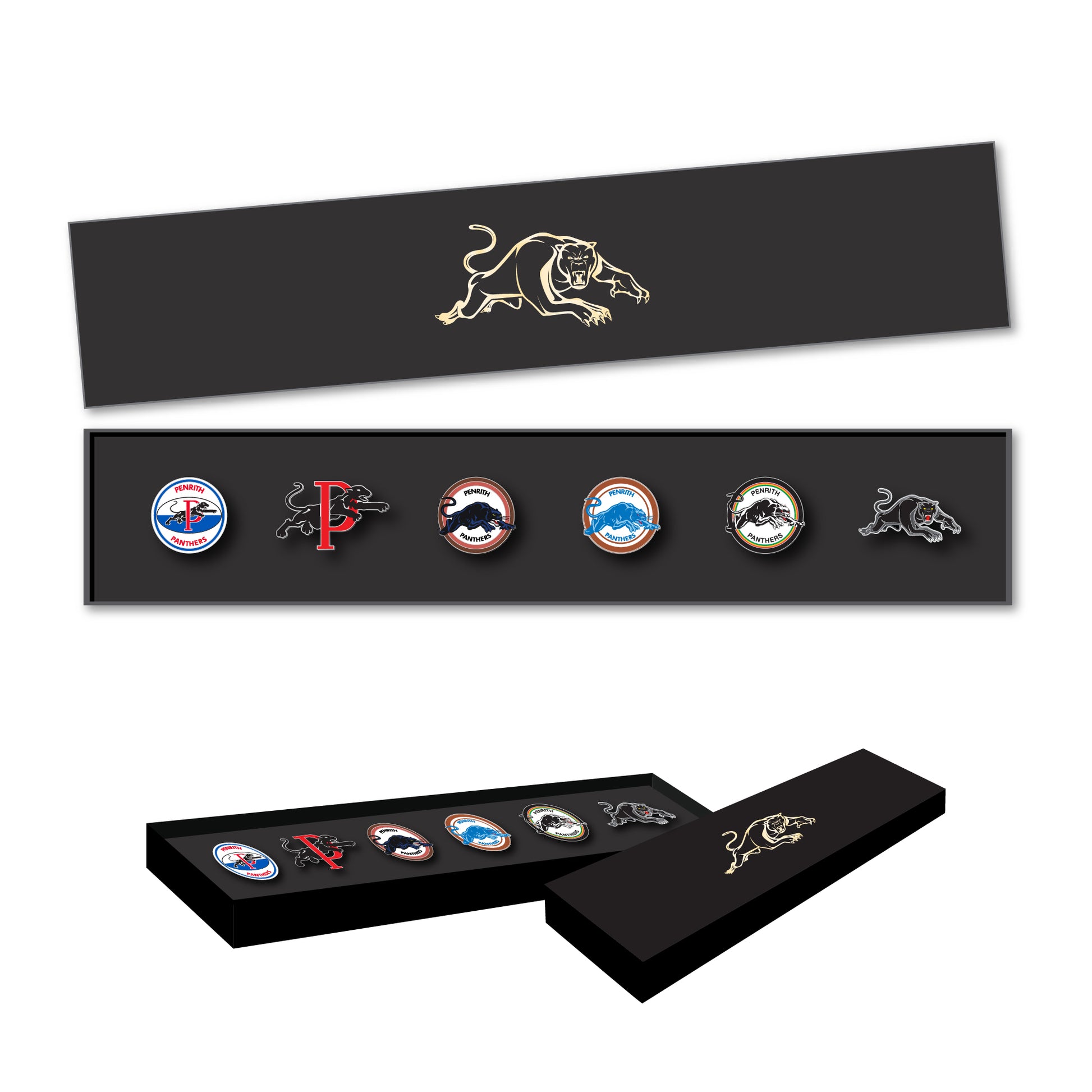 Penrith Panthers Logo Pin Set - View 2
