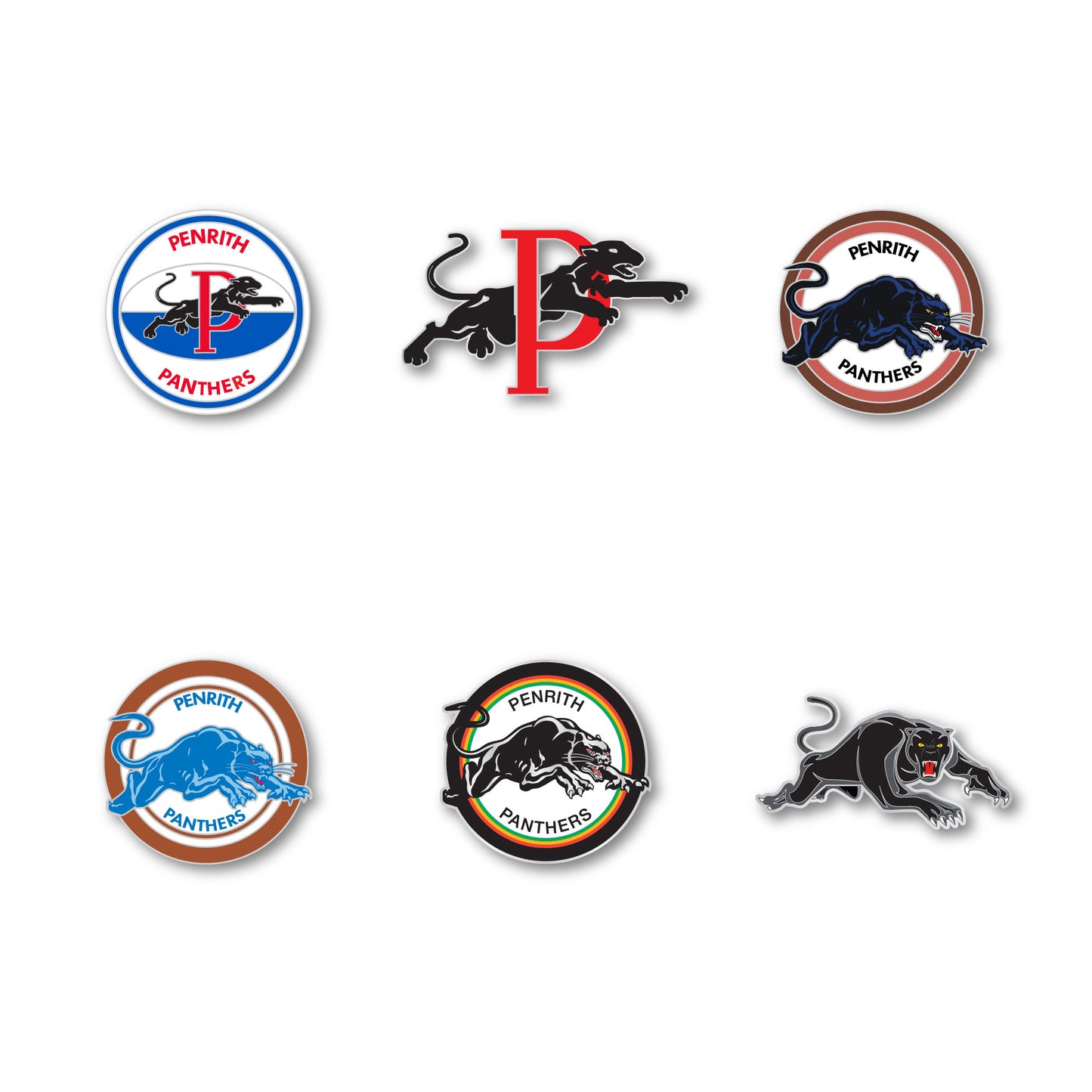 Penrith Panthers Logo Pin Set