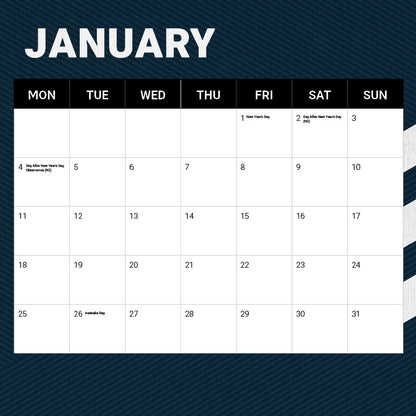 Penrith Panthers 2027 Calendar - View 3