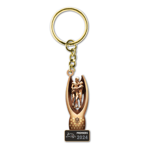 Penrith Panthers Premiers 2024 3D Trophy Keyring - View 1