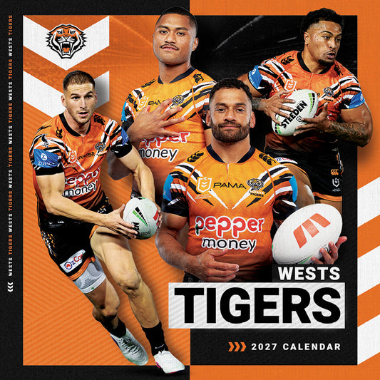 Wests Tigers 2027 Calendar - View 1