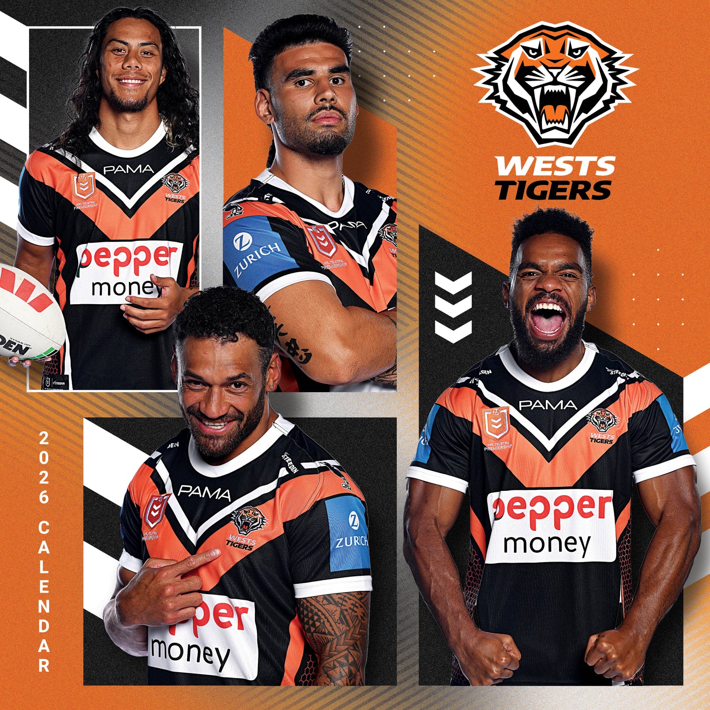 Wests Tigers 2026 Calendar