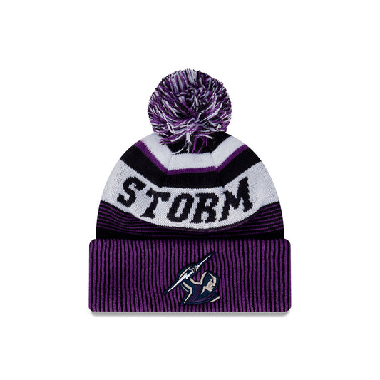 Melbourne Storm New Era 2024 Knitted Speed Beanie