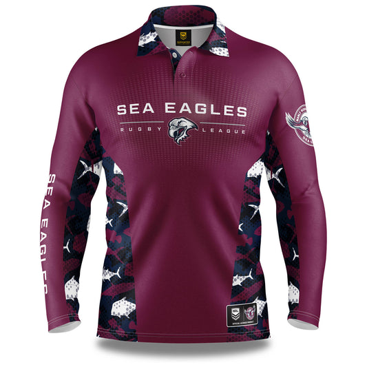 Manly-Warringah Sea Eagles 'Reef Runner' Fishing Shirt