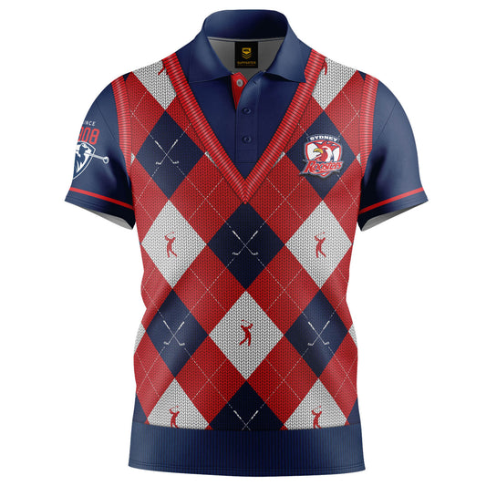Sydney Roosters 'Fairway' Golf Polo