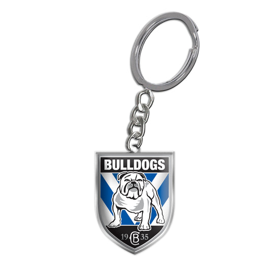 Canterbury-Bankstown Bulldogs Enamel Logo Keyring