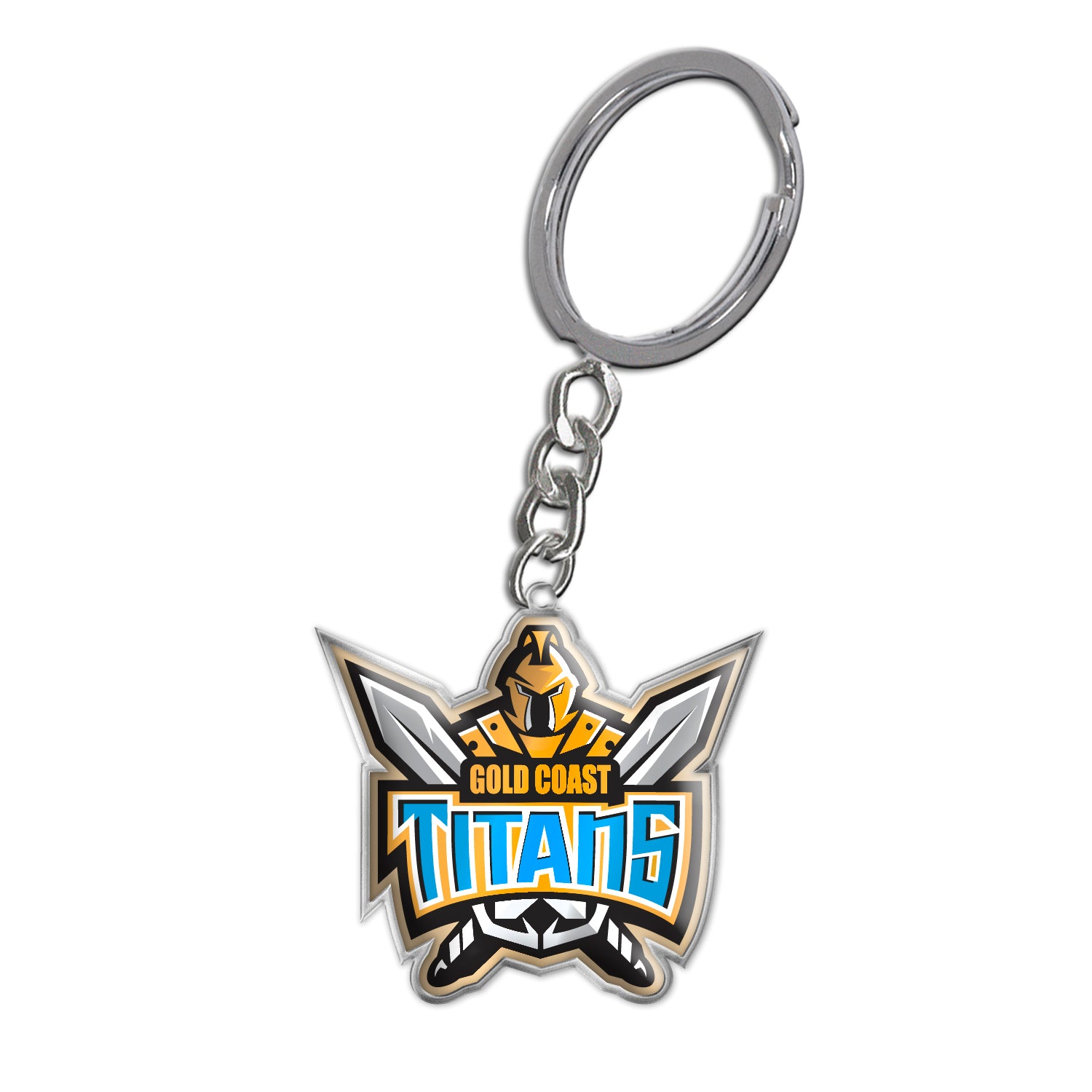 Gold Coast Titans Enamel Logo Keyring – NRL Shop