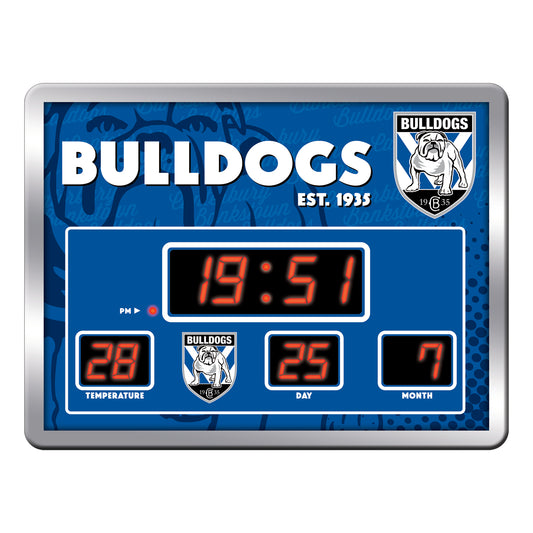 Canterbury-Bankstown Bulldogs LED Scoreboard Clock