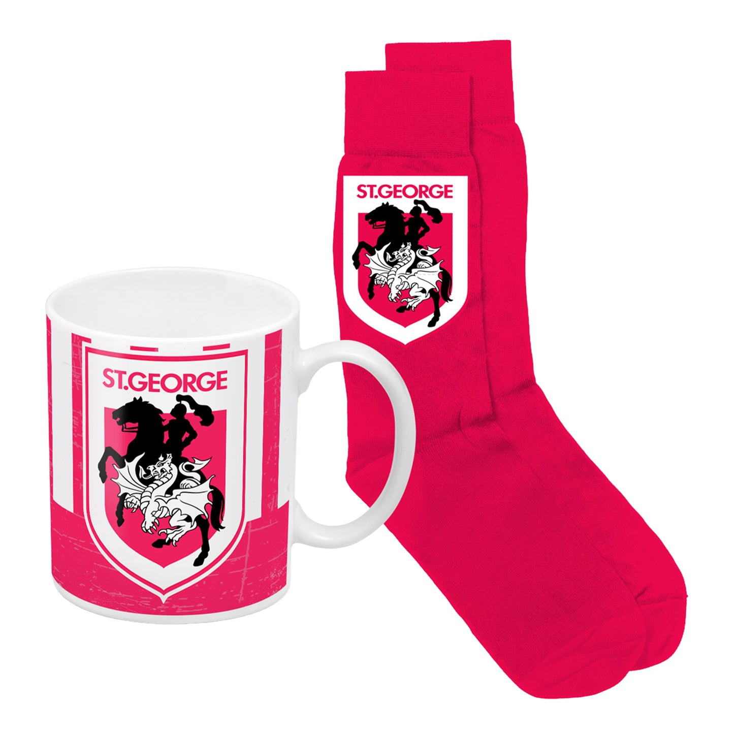 St George Illawarra Dragons Heritage Mug and Sock Pack
