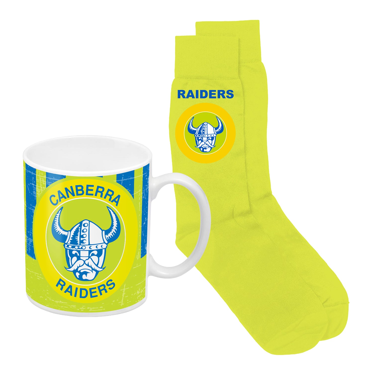 Canberra Raiders Heritage Mug and Sock Pack - View 1
