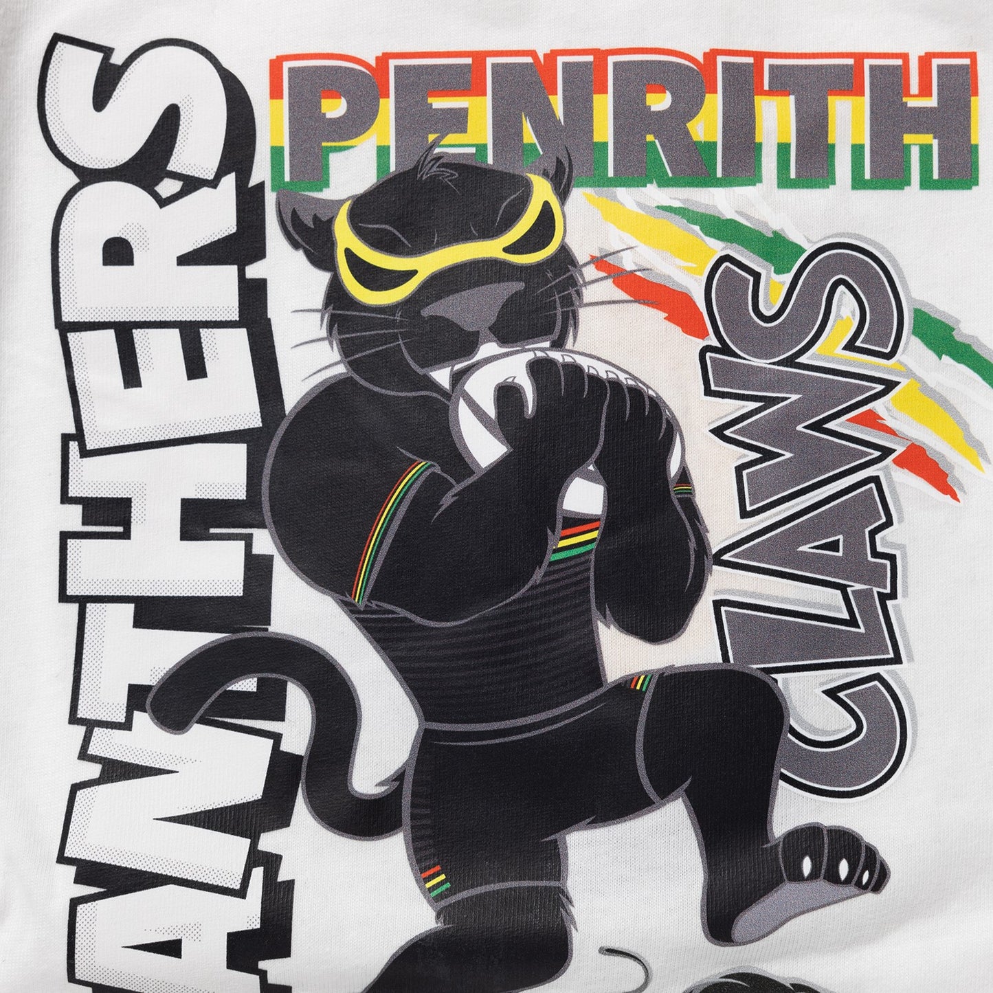 Penrith Panthers Kids Raglan Cuffed Sleeve PJ Set