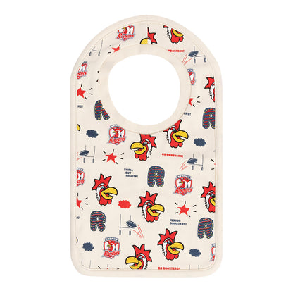 Sydney Roosters Baby Bib - 2 Pack