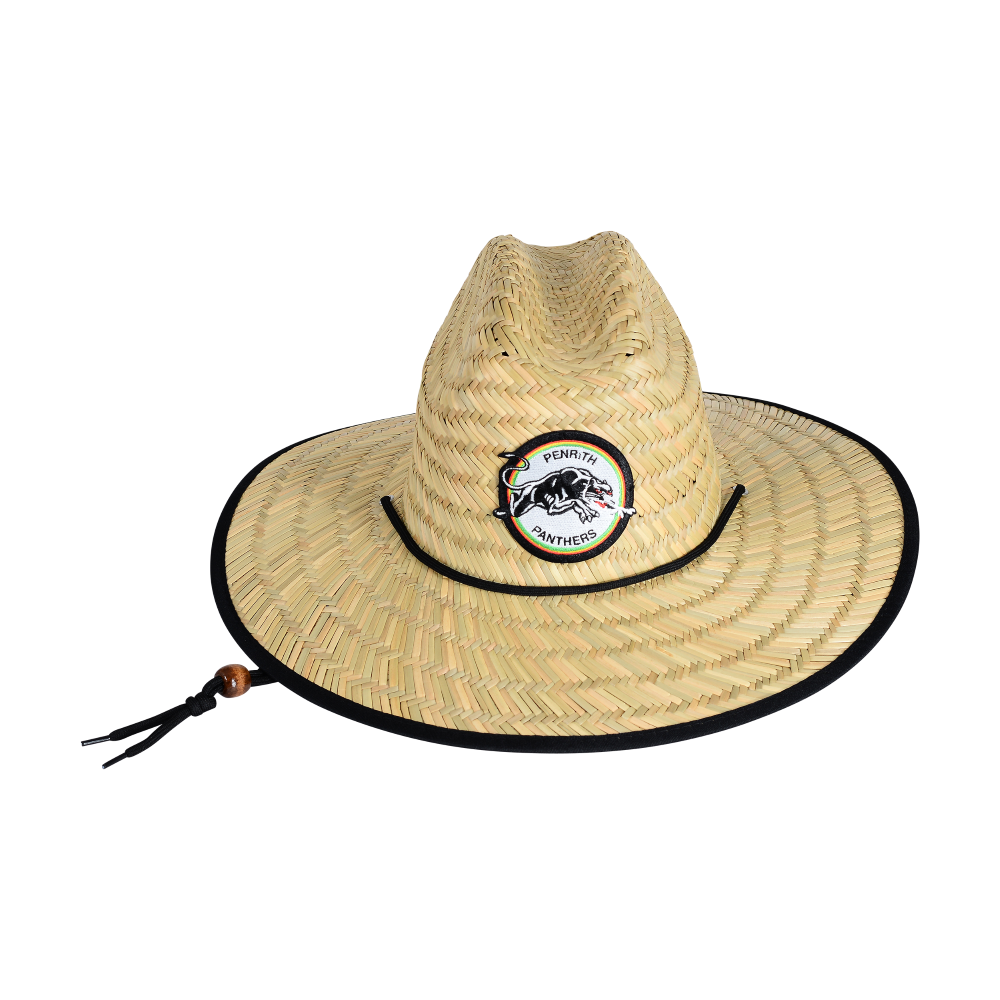 Panthers Adult Retro Straw Hat