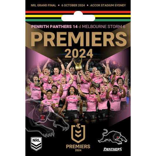 Penrith Panthers Premiers 2024 3D Trophy Keyring - View 2