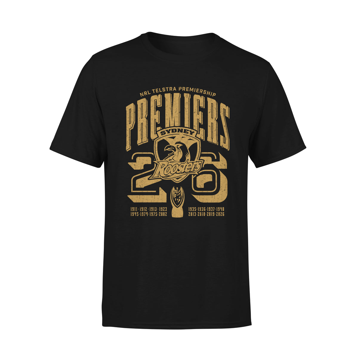 Sydney Roosters 2026 Premiers Tee - Pre-Order