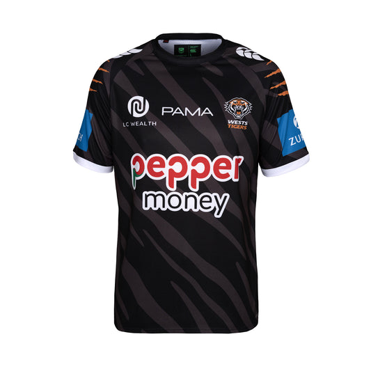 Wests Tigers Mens 2026 Warm Up Tee - View 1