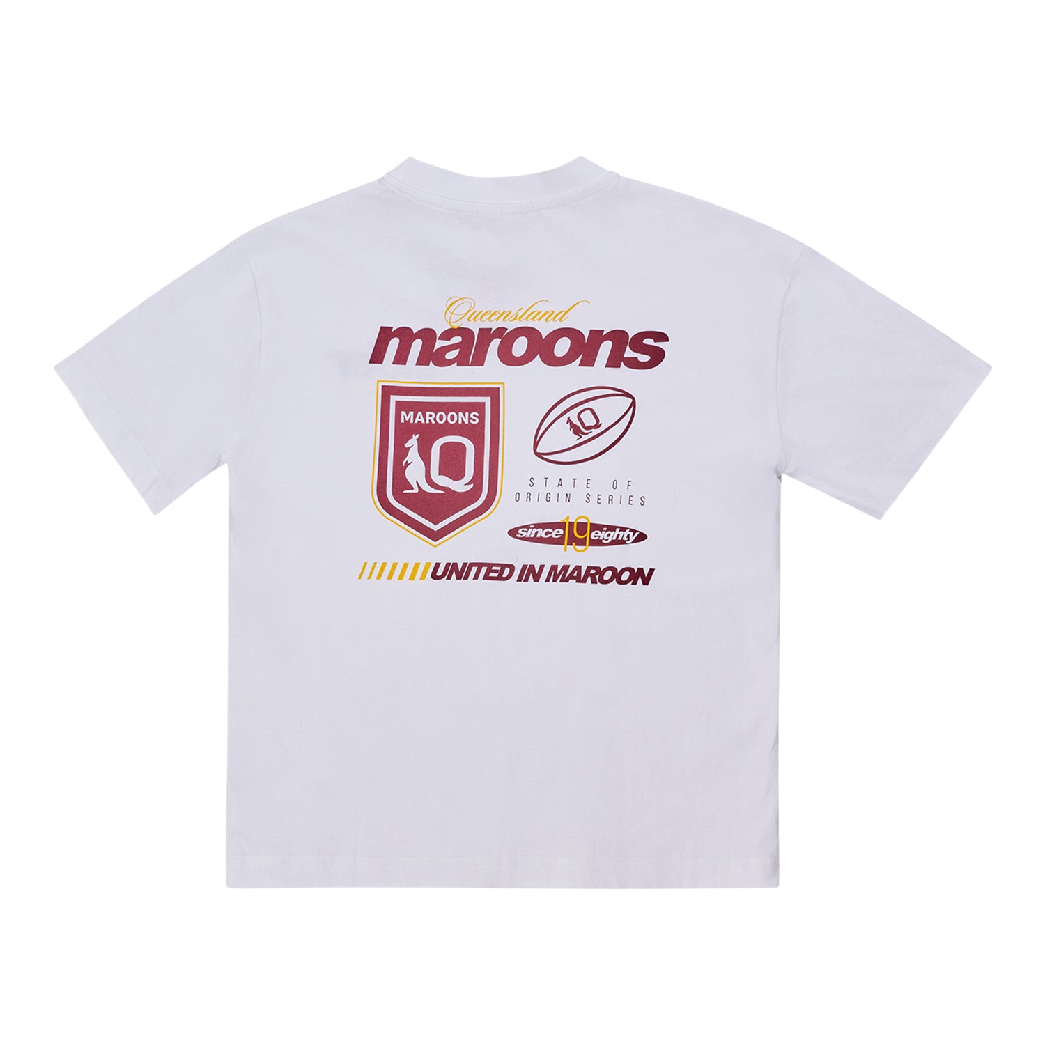 QLD Maroons Youth Fired Up Vintage Tee - View 2