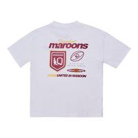 QLD Maroons Youth Fired Up Vintage Tee