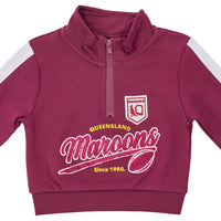 QLD Maroons Infant 1/4 Zip Set