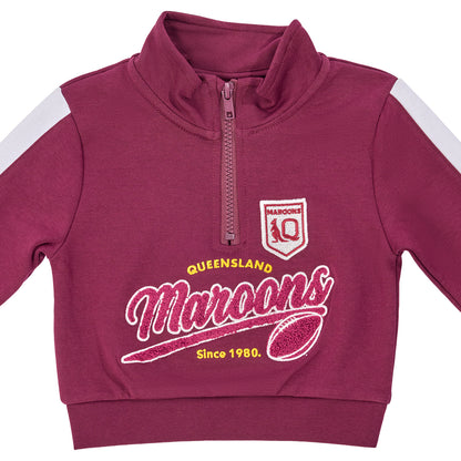 QLD Maroons Infant 1/4 Zip Set - View 3