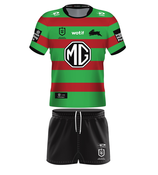 South Sydney Rabbitohs 2024 Replica Toddlers Jersey Set