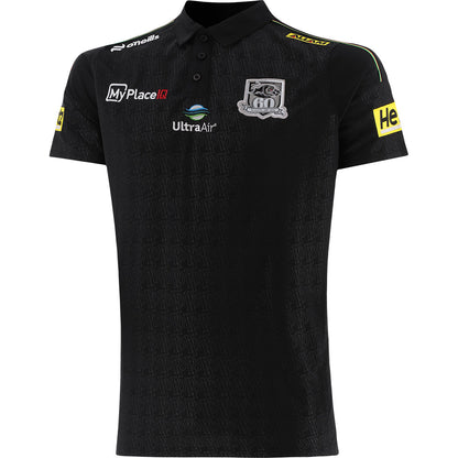 Penrith Panthers Mens 2026 Black Media Polo - View 1