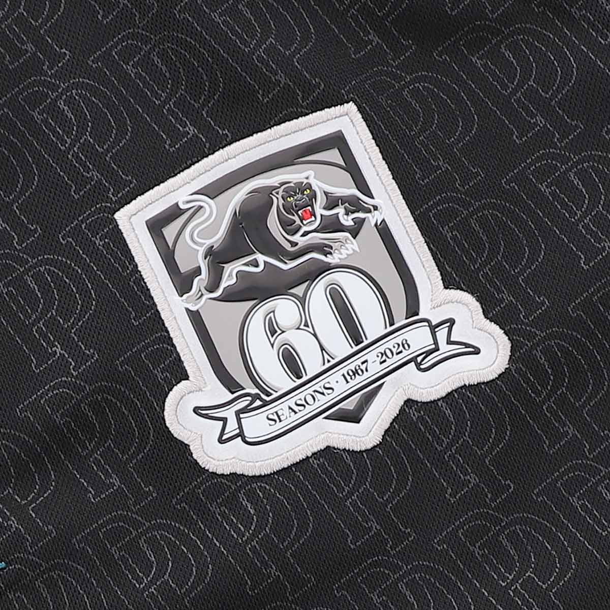 Penrith Panthers Mens 2026 Black Media Polo