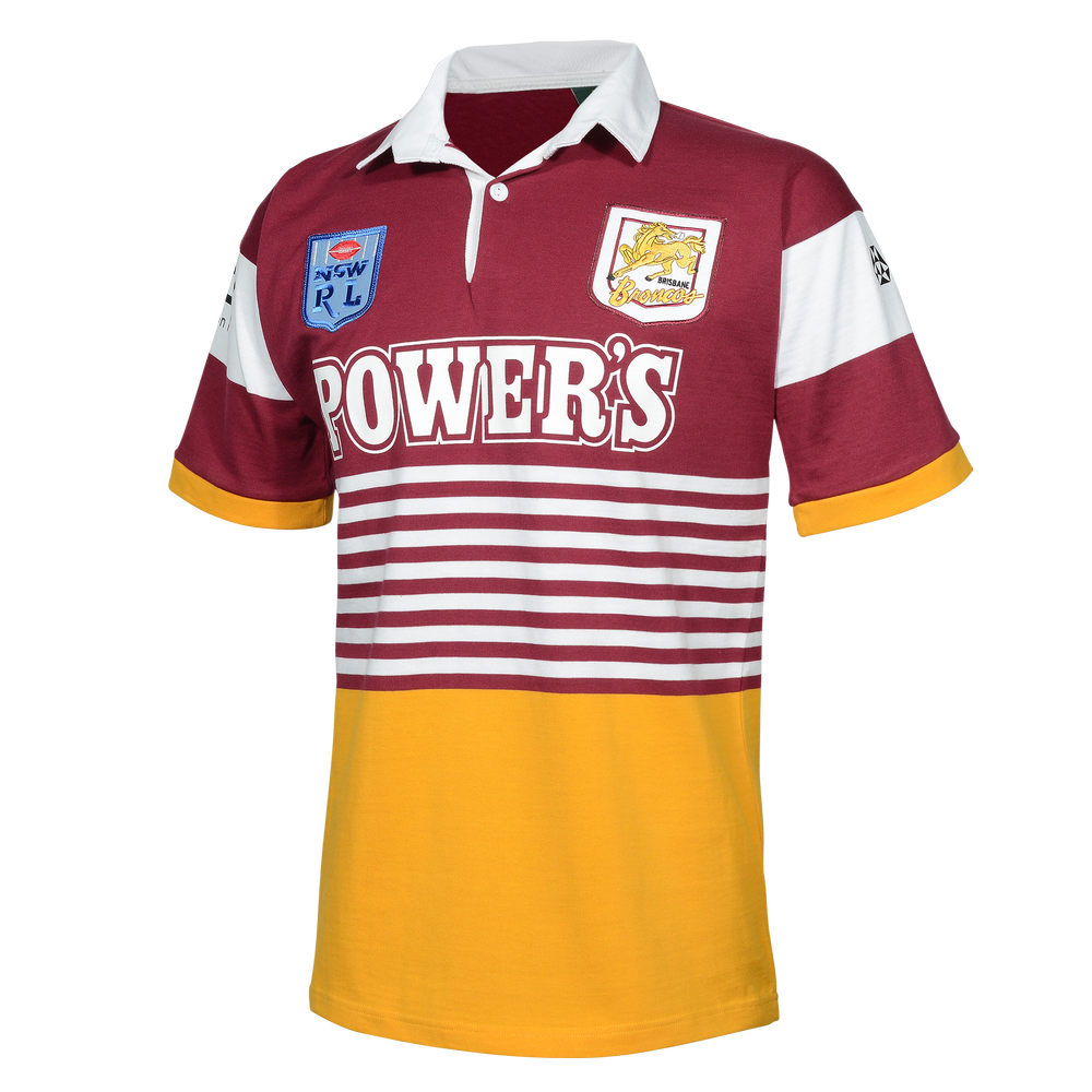 Brisbane Broncos 1992 Heritage Jersey - View 1