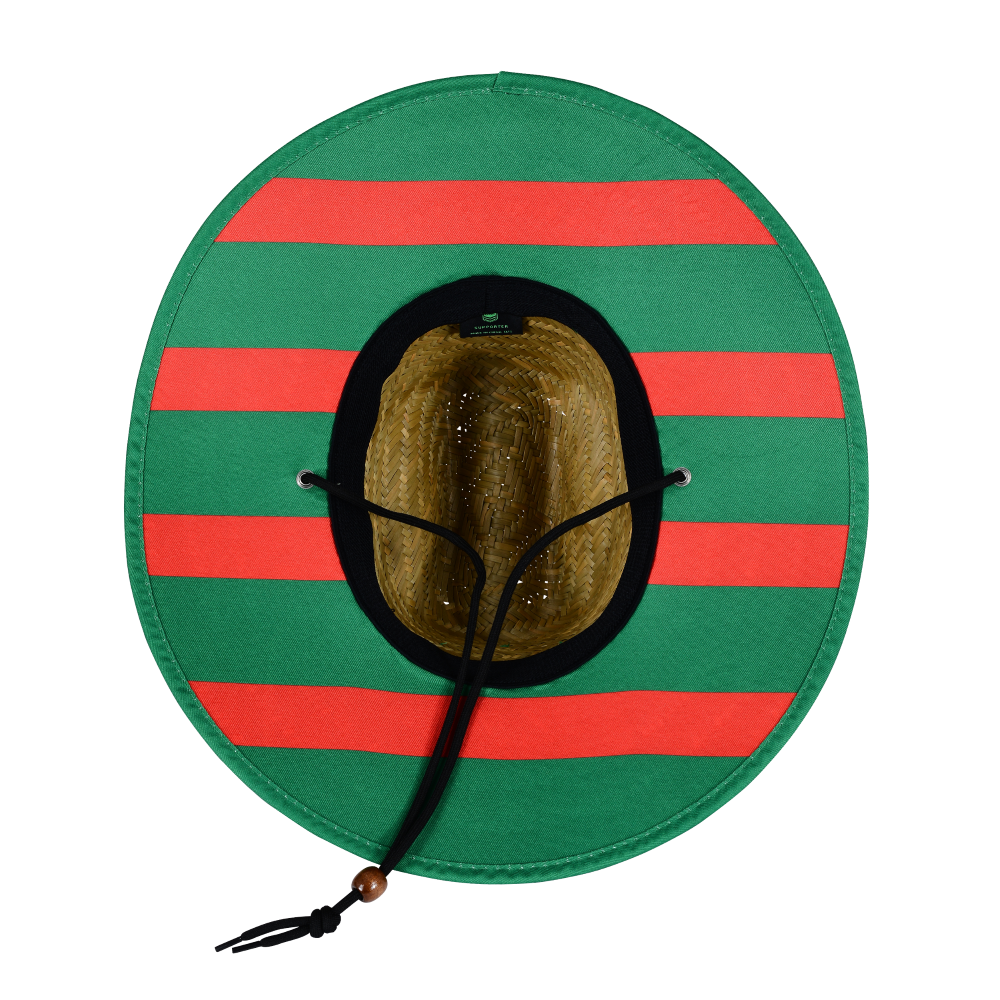 Rabbitohs Adult Retro Straw Hat