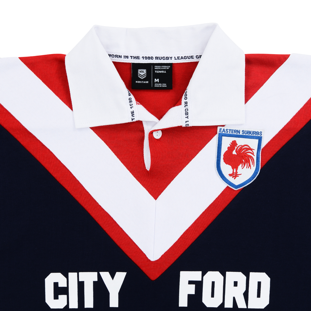 Roosters Mens 1980 Grand Final Retro Jersey