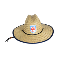 Roosters Adult Retro Straw Hat