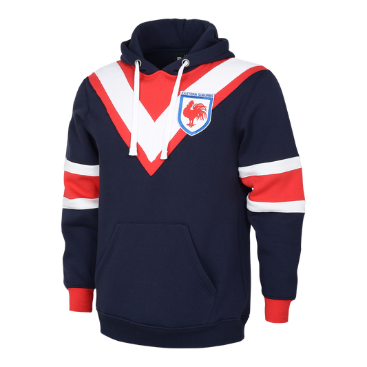 Sydney Roosters Adults Retro Hoodie - View 1
