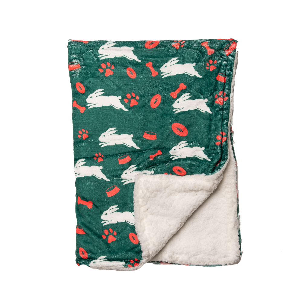 South Sydney Rabbitohs Dog Blanket - View 1