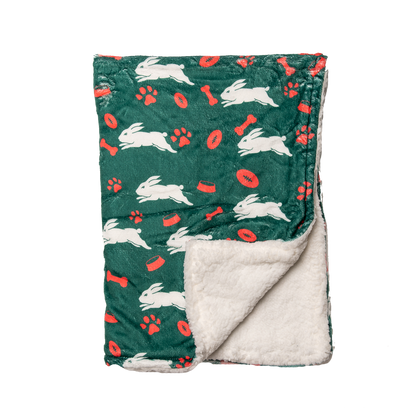 South Sydney Rabbitohs Dog Blanket - View 1