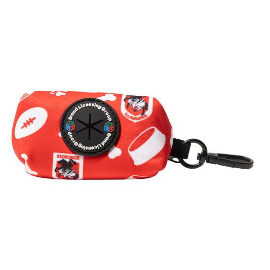 St George Illawarra Dragons Pet Poop Bag Holder - View 1