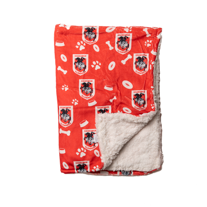 St George Illawarra Dragons Dog Blanket - View 1