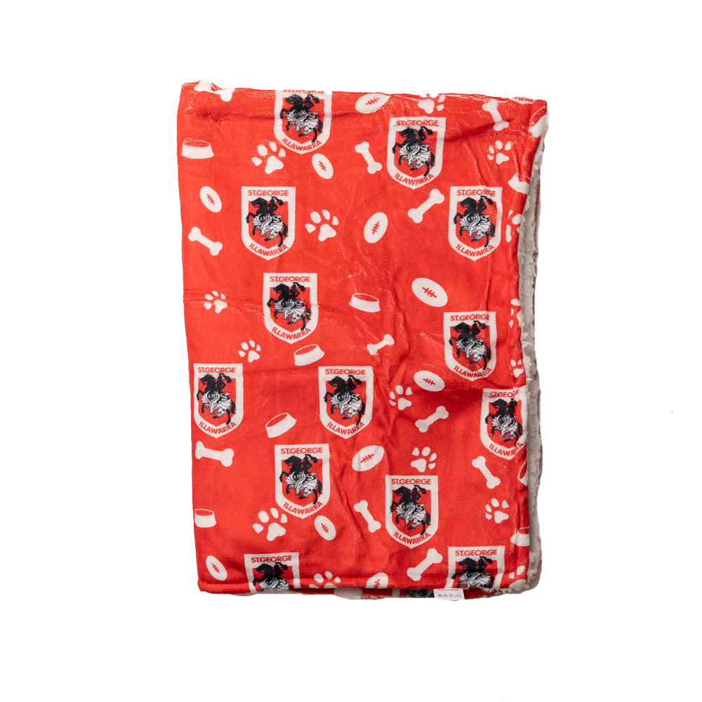 St George Illawarra Dragons Dog Blanket - View 2